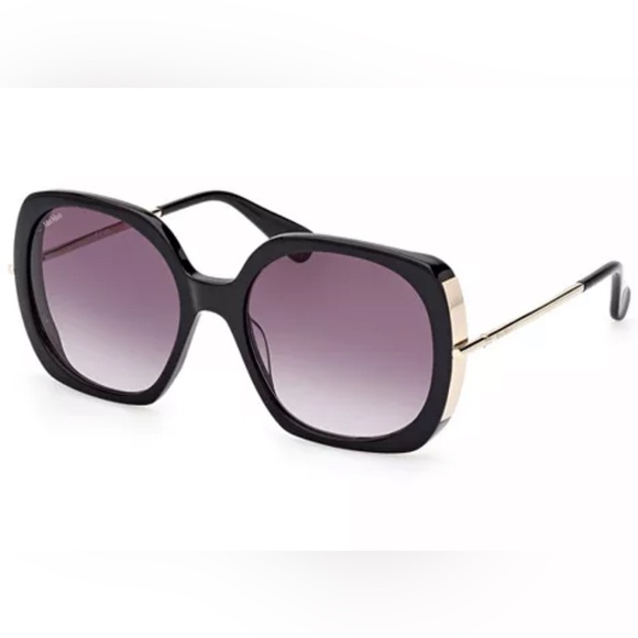 Max Mara Black Butterfly Acetate Sunglasses, 58mm Brand new...